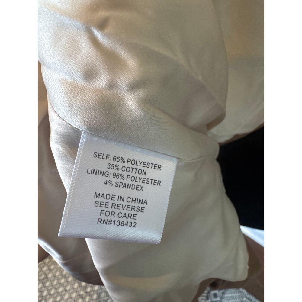 ModCloth Fine and Sandy Jersey Knit 3/4 Sleeve Blazer Tan Women's Size XXS NWT - Picture 8 of 8